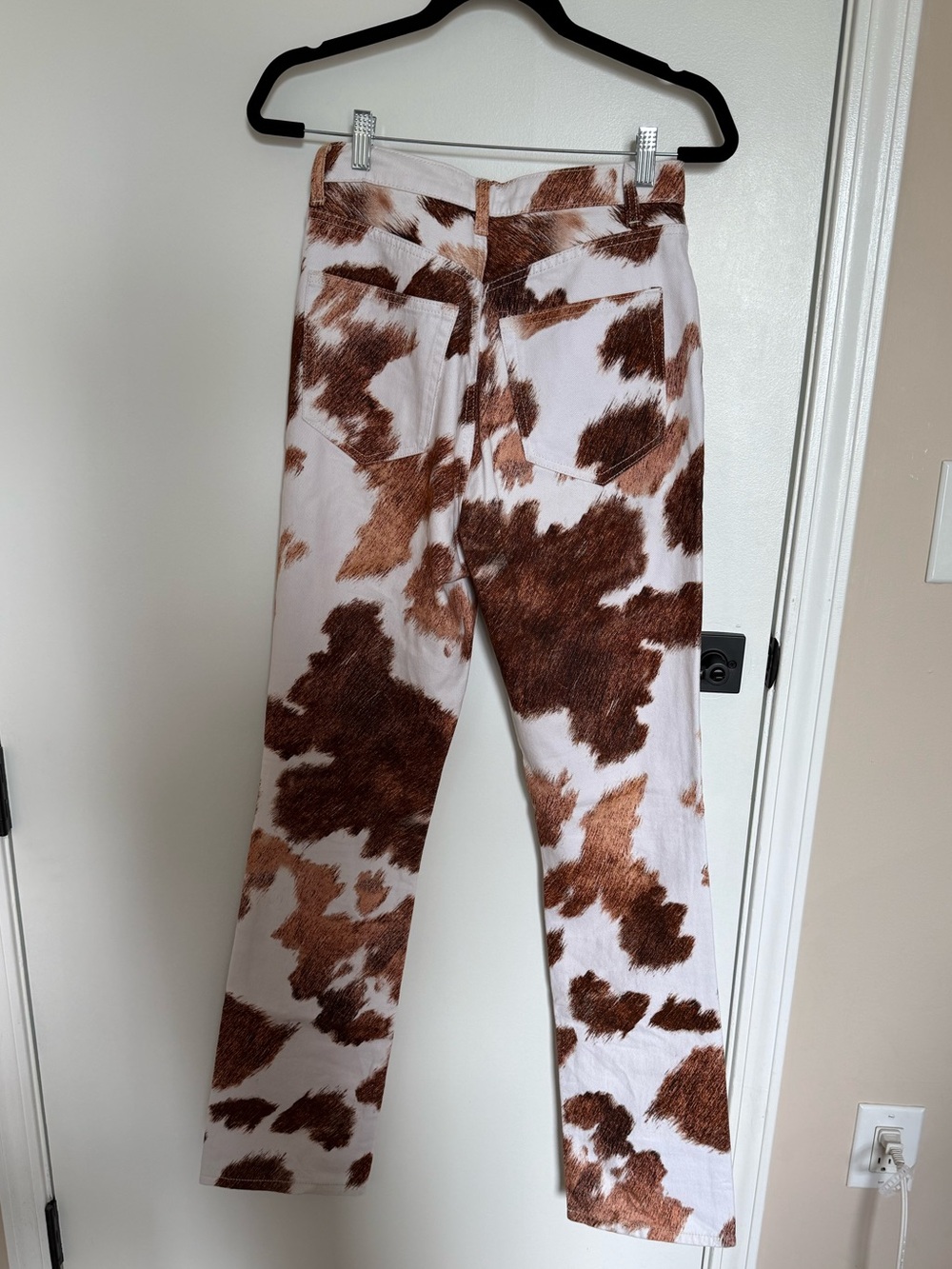 We Wore What Cow Print Jeans - Picture 4 of 4